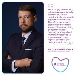 DELIVERING A BRIGHTER FUTURE: MEET TORBJÖRN LARISCH, CO-FOUNDER OF THE DIAMOND ELEPHANT FOUNDATION